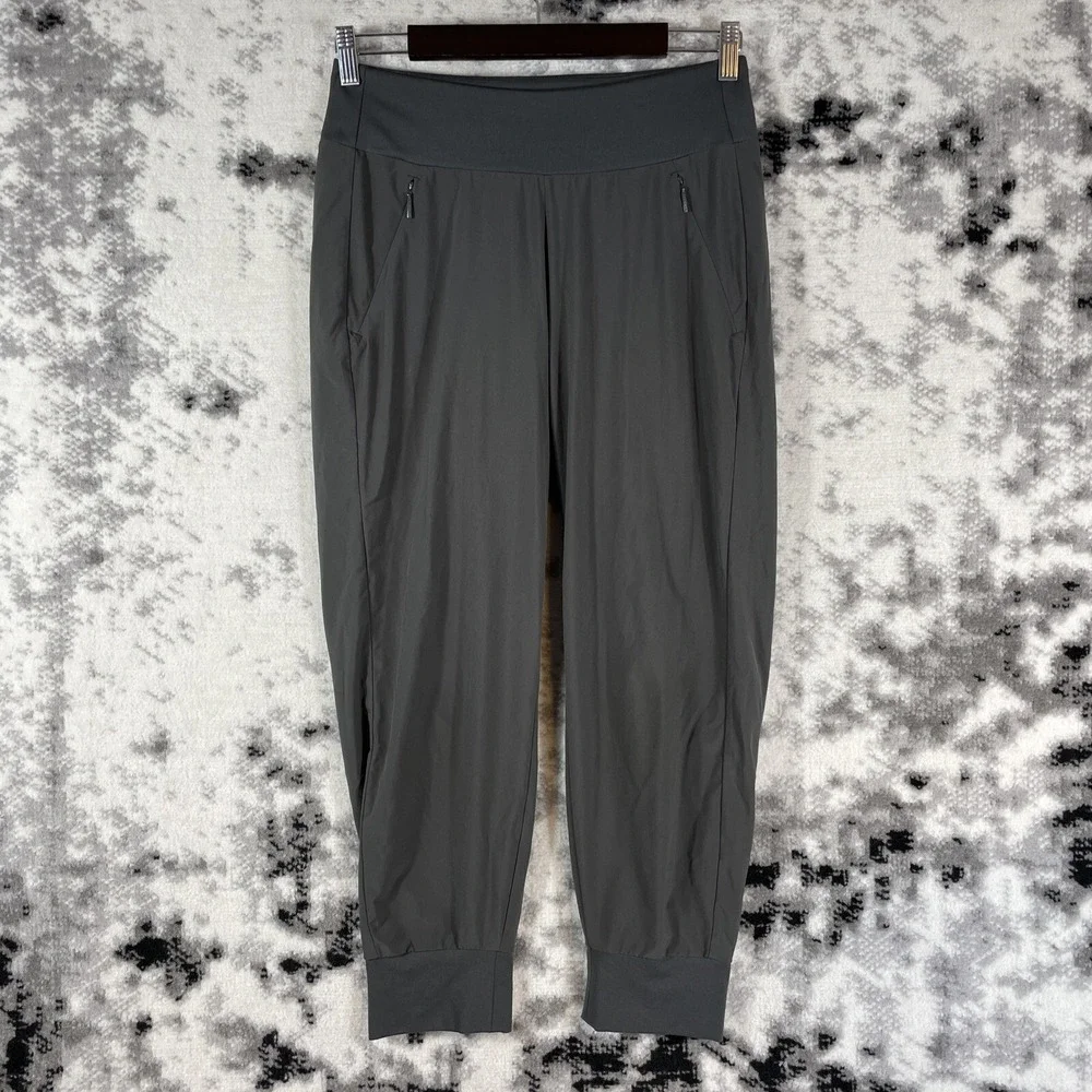 Athleta Trekkie North Jogger Womens Size 2 Gray Polyester Stretch Casual Gym